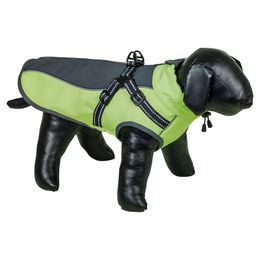 Produktbild von Nobby Hundemantel Meta 2 in 1 wasserabweisend hellgrün-grau Größe 32 cm
