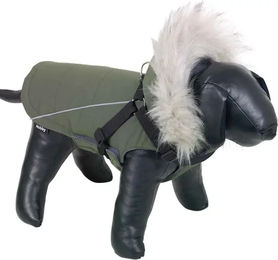 Nobby Hundemantel Mily 2 in 1 Wintermantel wasserabweisend grün Größe 20 cm – Bild 1 von 3