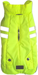 Nobby Hundemantel Naupo Fleece Winterjacke wasserabweisend neon gelb 65 cm – Bild 1 von 3