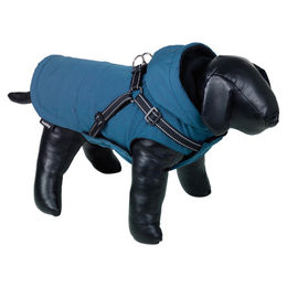 Produktbild von Nobby Hundemantel Nida 2in1 blau wasserabweisend mit Fleece Rückenlänge 36 cm