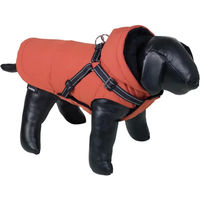 Produktbild von Nobby Hundemantel Nida 2in1 Fleece Winterjacke wasserabweisend Rot Orange Rückenlänge 20 cm