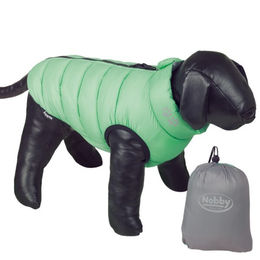 Nobby Hundemantel Pet Light Wendemantel wasserabweisend aus Polyester in Grau und Grün 55 cm – Bild 1 von 3