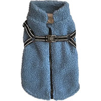 Produktbild von Nobby Hundemantel Plis 2 in 1 Fleece Blau für kleine bis mittelgroße Hunde