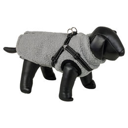Produktbild von Nobby Hundemantel Plis 2 in 1 Fleece Grau