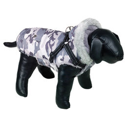 Produktbild von Nobby Hundemantel Polar 2in1 Camouflage Grau wasserabweisend Rückenlänge 48 cm
