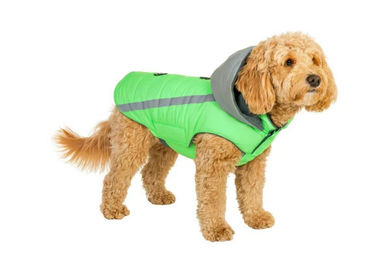 Nobby Hundemantel Reflect Cascade Fleece wasserabweisend Schwarz Grün – Bild 1 von 6