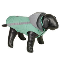 Produktbild von Nobby Hundemantel Reflect Cascade wasserabweisend Fleece Schwarz Grün