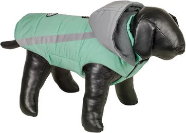 Nobby Hundemantel Reflect Fleece wasserabweisend Schwarz Grün – Bild 1 von 4