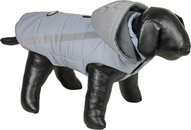 Nobby Hundemantel Reflect Grau Wasserabweisend mit Fleece für kleine Hunde – Bild 1 von 3