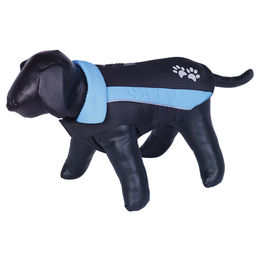 Produktbild von Nobby Hundemantel Sabi Winter Fleece schwarz/blau wasserabweisend Größe 48 cm