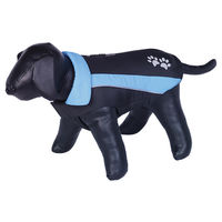 Produktbild von Nobby Hundemantel Sabi Wintermantel aus Fleece wasserabweisend schwarz/blau Größe 55 cm