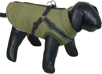 Nobby Hundemantel Salus 2 in 1 Wintermantel wasserabweisend Polyester Grün Mini – Bild 1 von 3