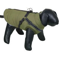 Produktbild von Nobby Hundemantel Salus 2 in 1 Wintermantel wasserabweisend Polyester Grün Mini