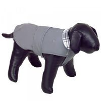 Produktbild von Nobby Hundemantel Sela 2-in-1 grau wasserabweisend 44 cm