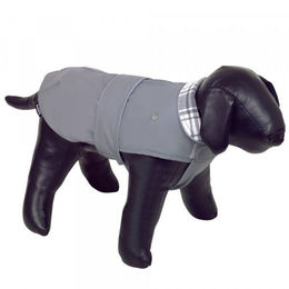 Nobby Hundemantel Sela 2-in-1 grau wasserabweisend 48 cm Länge – Bild 1 von 4