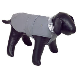 Produktbild von Nobby Hundemantel Sela grau wasserabweisend aus Polyester