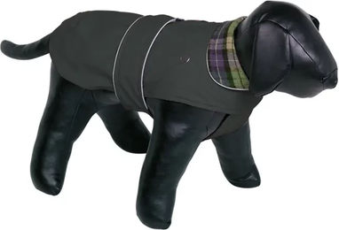Nobby Hundemantel Sela Winter Fleece wasserabweisend dunkelgrün 48 cm Rückenlänge – Bild 1 von 6