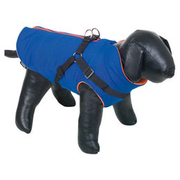 Produktbild von Nobby Hundemantel Sobak 2in1 blau orange wasserabweisend Polyester Größe 48 cm