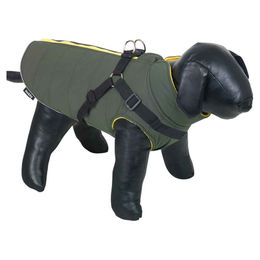 Produktbild von Nobby Hundemantel Sobak 2in1 wasserabweisend oliv/gelb Größe 36 cm