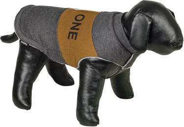Nobby Hundemantel The One Fleece Winter Grau Beige Braun für kleine Hunde – Bild 1 von 2