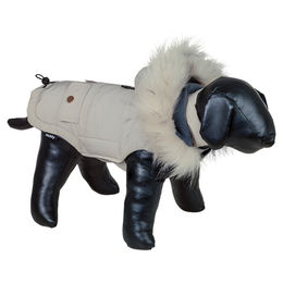 Produktbild von Nobby Hundemantel Tolim Fleece Winter beige wasserabweisend Größe 26 cm