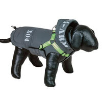 Produktbild von Nobby Hundemantel X04 2 in 1 grau wasserabweisend