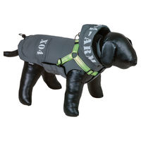 Produktbild von Nobby Hundemantel X04 2 in 1 grau wasserabweisend mit Kunstfaser