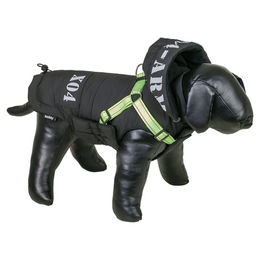 Nobby Hundemantel X04 2 in 1 Wintermantel aus Fleece schwarz wasserabweisend – Bild 1 von 3