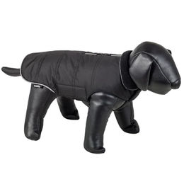 Nobby Hundemantel Zalek aus Fleece in Schwarz wasserabweisend für den Winter – Bild 1 von 2