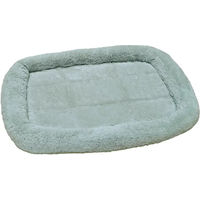 Produktbild von Nobby Hundematte Classic Bian oval aus Plüsch hellgrau 88 x 68 x 8 cm