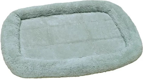 Nobby Hundematte Classic Bian oval hellgrau Plüsch 78 x 58 x 8 cm – Bild 1 von 2