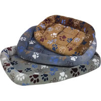 Produktbild von Nobby Hundematte Lissi oval braun aus Polyester mit Rand 68 x 48 x 8 cm