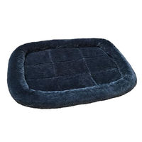 Produktbild von Nobby Hundematte oval Classic BIAN aus Plüsch dunkelgrau 78 x 58 x 8 cm