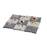 Produktbild von Nobby Hundematte Patchy Classic grau beige Stoff 58 x 80 cm