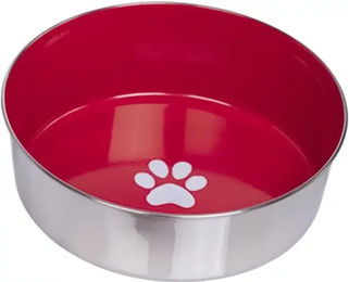 Nobby Hundenapf Heavy Paw aus Edelstahl rot XL - 2,7 l – Bild 1 von 2