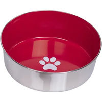 Produktbild von Nobby Hundenapf Heavy Paw aus Edelstahl rot XL - 2,7 l