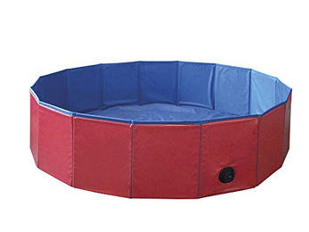 Nobby Hundepool aus Kunststoff Ø 120 x 30 cm rot oder blau – Bild 1 von 6