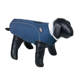 Nobby Hundepullover Alva Blau Wasserabweisender Fleece Wintermantel für Hunde 55 cm Länge – Bild 1 von 2