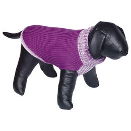 Produktbild von Nobby Hundepullover Fargo aus Mikrofaser lila Länge 44 cm