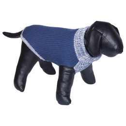 Produktbild von Nobby Hundepullover Fargo Blau Polyester Länge 23 cm