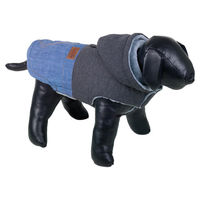Produktbild von Nobby Hundepullover Hoda Grau Jeans-Optik Rückenlänge 32 cm