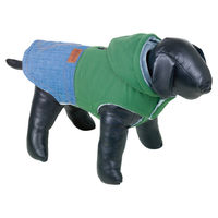 Produktbild von Nobby Hundepullover Hoda Jeans Grün Rückenlänge 29 cm