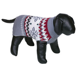 Produktbild von Nobby Hundepullover Piana aus Mikrofaser Grau 29 cm