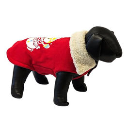 Nobby Hundepullover Snowman rot aus Plüsch 40 cm – Bild 1 von 4