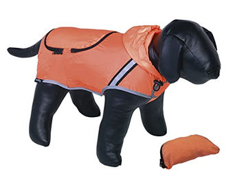 Nobby Hunderegenmantel Rainy wasserabweisend neon orange 32 cm – Bild 1 von 2