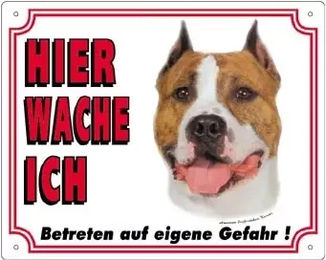 Produktbild von Nobby Hundeschild American Staffordshire Terrier