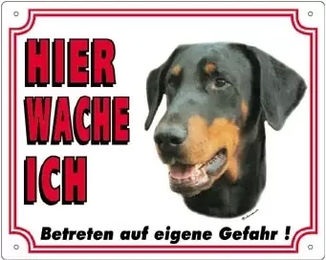 Produktbild von Nobby Hundeschild Dobermann