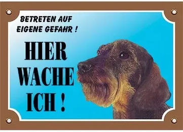 Nobby Hundeschild für Rauhaar-Dackel – Bild 1 von 1