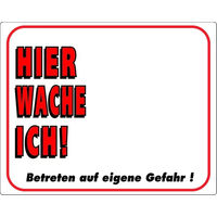 Produktbild von Nobby Hundeschild Hier Wache Ich!