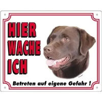 Produktbild von Nobby Hundeschild Pet Labrador Dunkel